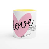 Dekoration mit Charakter. Geschenk Tasse Muttertag – Keramiktasse mit Shine Effekt: zeitlos und harmonisch. Schlicht, elegant und wirkungsvoll.