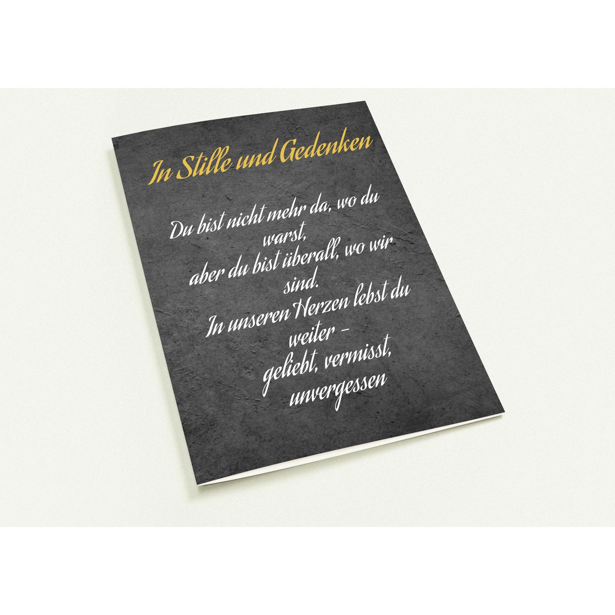 Stimmungsvolle Wandkunst für stilvolle Räume. Trauerspruch schwester- Dankeskarte handgemacht als Kunstdruck: für stilvolle Raumgestaltung. Schlicht, elegant und wirkungsvoll.