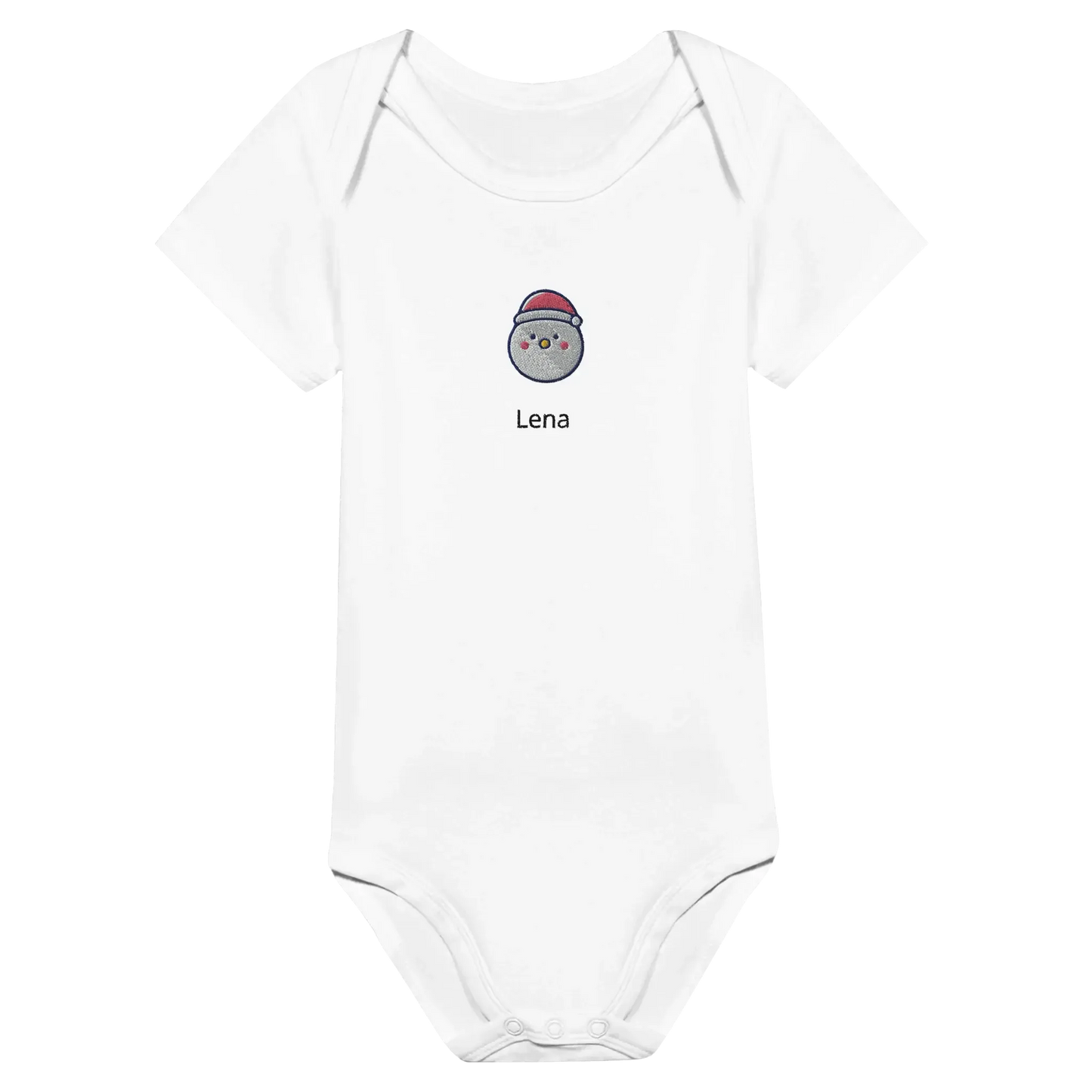 Liebevolle Erinnerung an Kindheitsmomente. Classic Baby Short Sleeve Bodysuit personalisiertes Geschenk zu Weihachten 🎅: freundlich und verspielt gestaltet. Zaubert ein Lächeln auf jedes Gesicht.