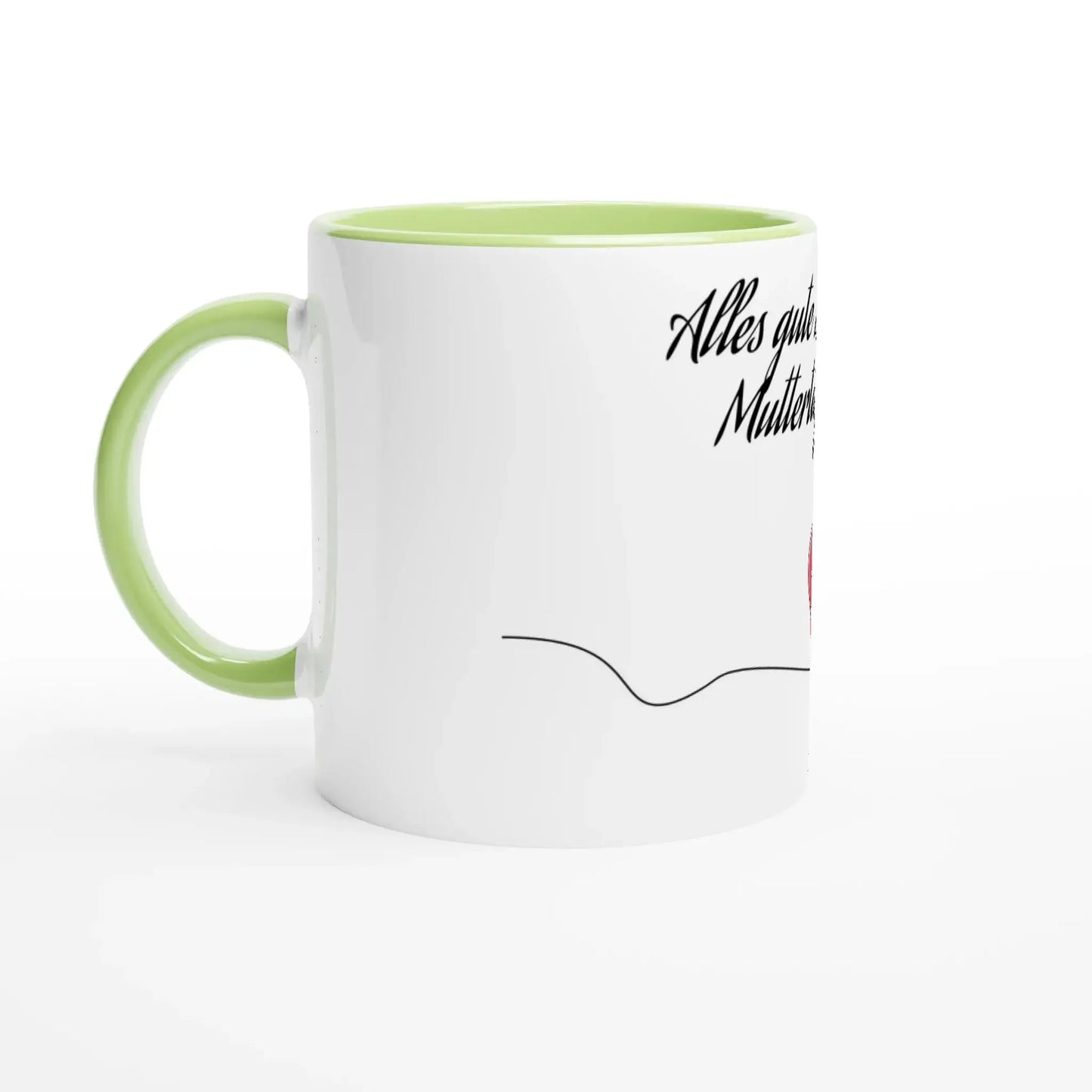 Hochwertige Keramiktasse für jeden Anlass. Weiße Keramiktasse 11oz mit Farbe an der Innenseite: ideal für Büro, Homeoffice oder Zuhause. Perfekt als Geschenk für jeden Anlass.