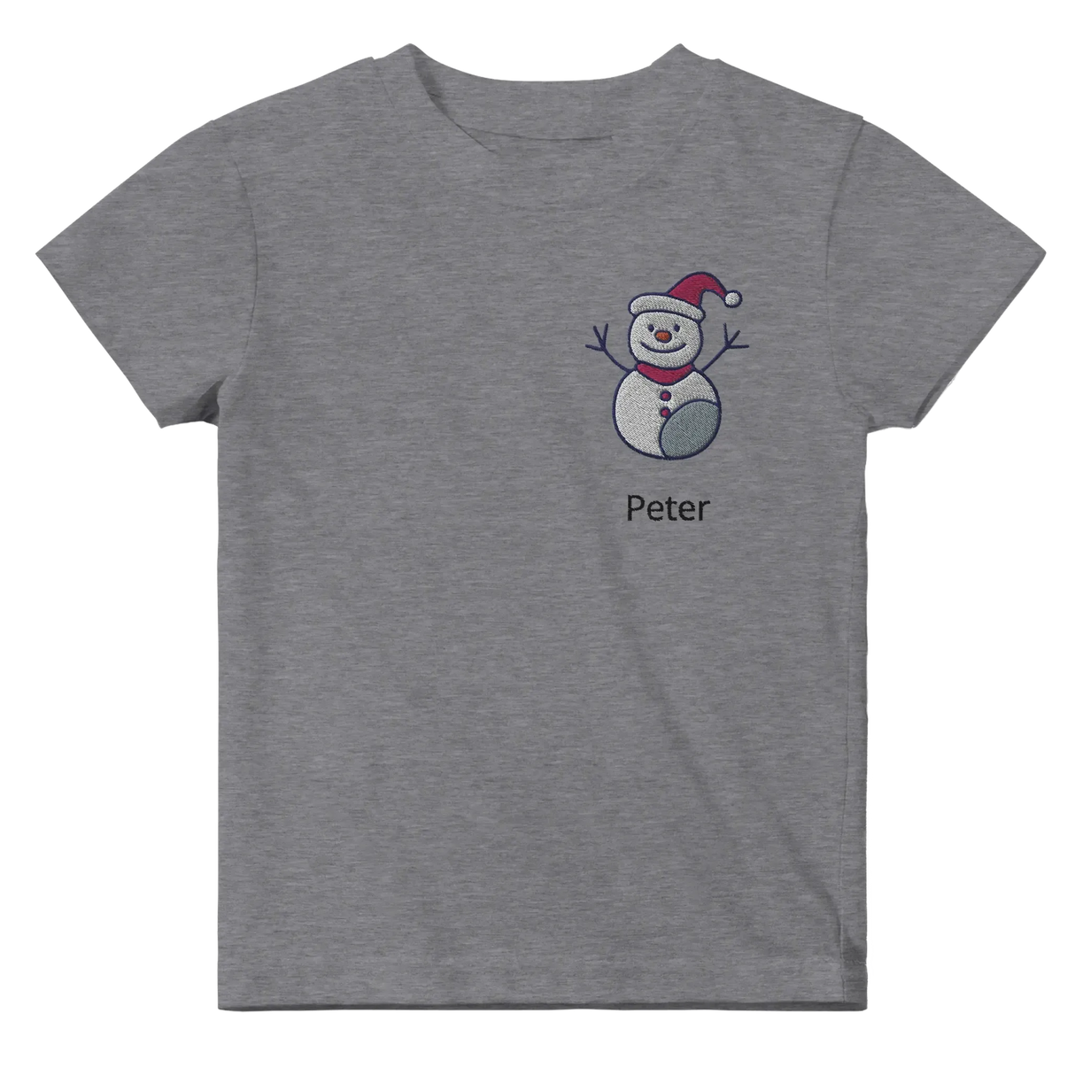 Dekoration mit Charakter. Classic Baby Crewneck T-shirt personalisiertes Kindershirt zu Weihnachten🎅: zeitlos und harmonisch. Schlicht, elegant und wirkungsvoll.