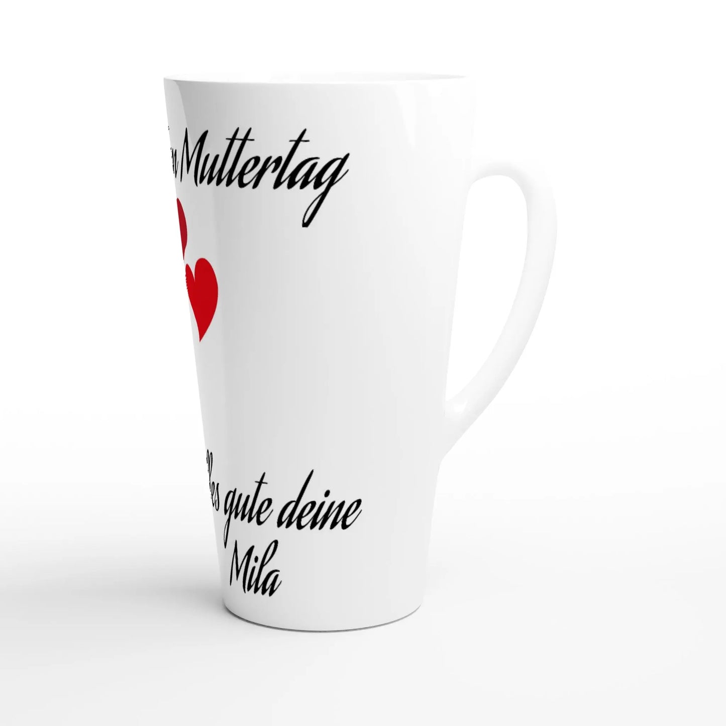 Weiße Latte-Tasse 17oz - Zoey Kunstdrucke