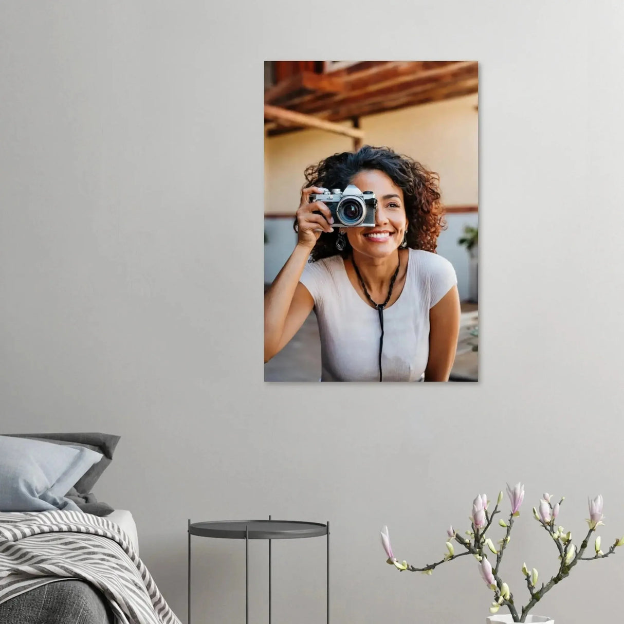 Dekoration mit Charakter. Hochkant Schaumstoffdruck personalisiert dein Foto auf Forex: für stilvolle Raumgestaltung. Eine besondere Bereicherung für jeden Raum.