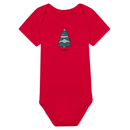 Sanfte Wandkunst fürs Kinderzimmer. Classic Baby Short Sleeve Bodysuit personalisiertes Geschenk zu Weihachten 🎅: freundlich und verspielt gestaltet. Zaubert ein Lächeln auf jedes Gesicht.