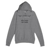 Dekoration mit Charakter. Premium Unisex Personalisierbarer Mid-Weight Hoodie | Laneseven LS13001: zeitlos und harmonisch. Eine besondere Bereicherung für jeden Raum.