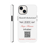 Stimmungsvolle Wandkunst für stilvolle Räume. Hartschalen Phone Case für iPhone – QR-Code Visitenkarte - Werbeartikel: für stilvolle Raumgestaltung. Eine besondere Bereicherung für jeden Raum.