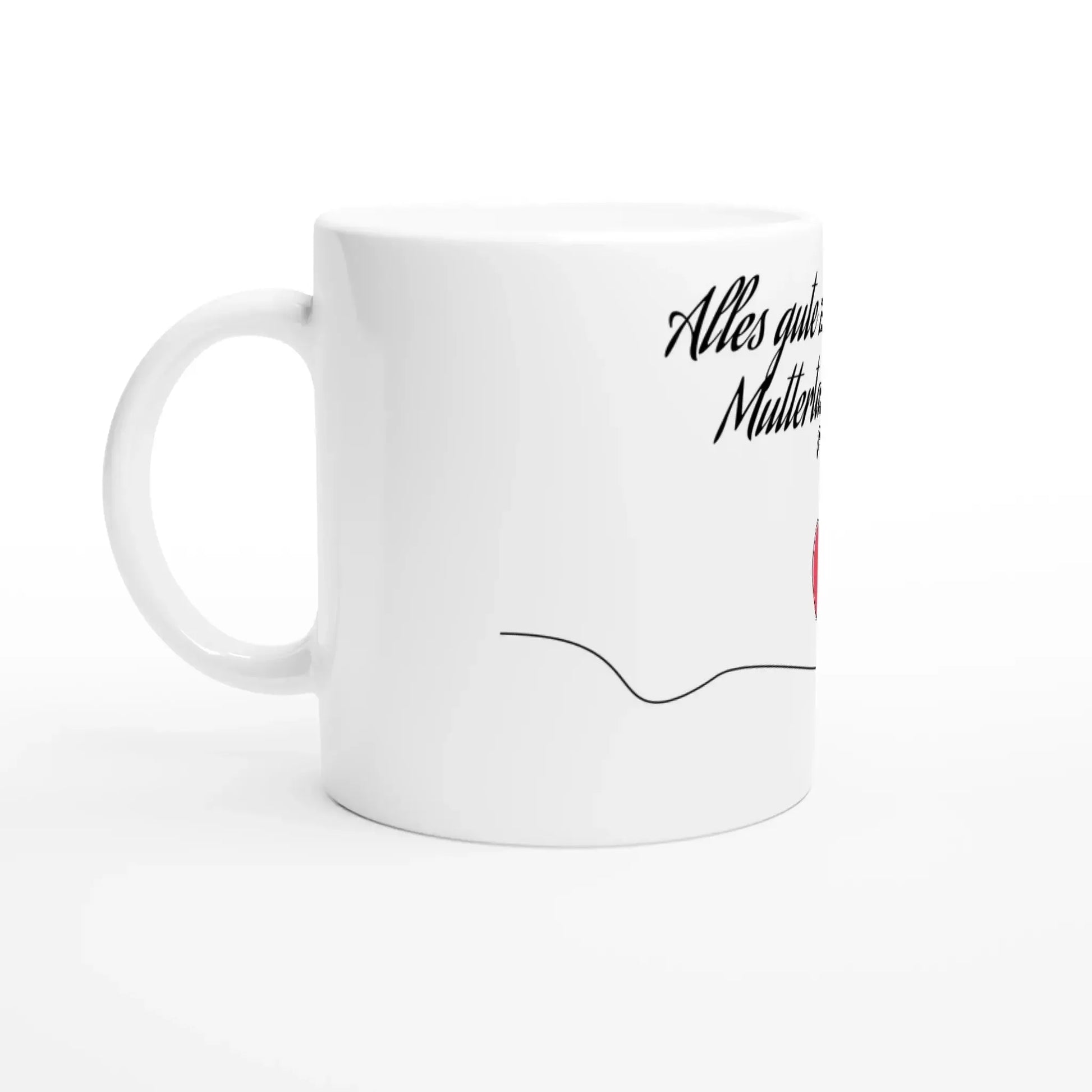 Liebevoll gestaltete personalisierte Tasse. Weiße Keramiktasse 11oz mit Farbe an der Innenseite: ideal für Büro, Homeoffice oder Zuhause. Perfekt als Geschenk für jeden Anlass.