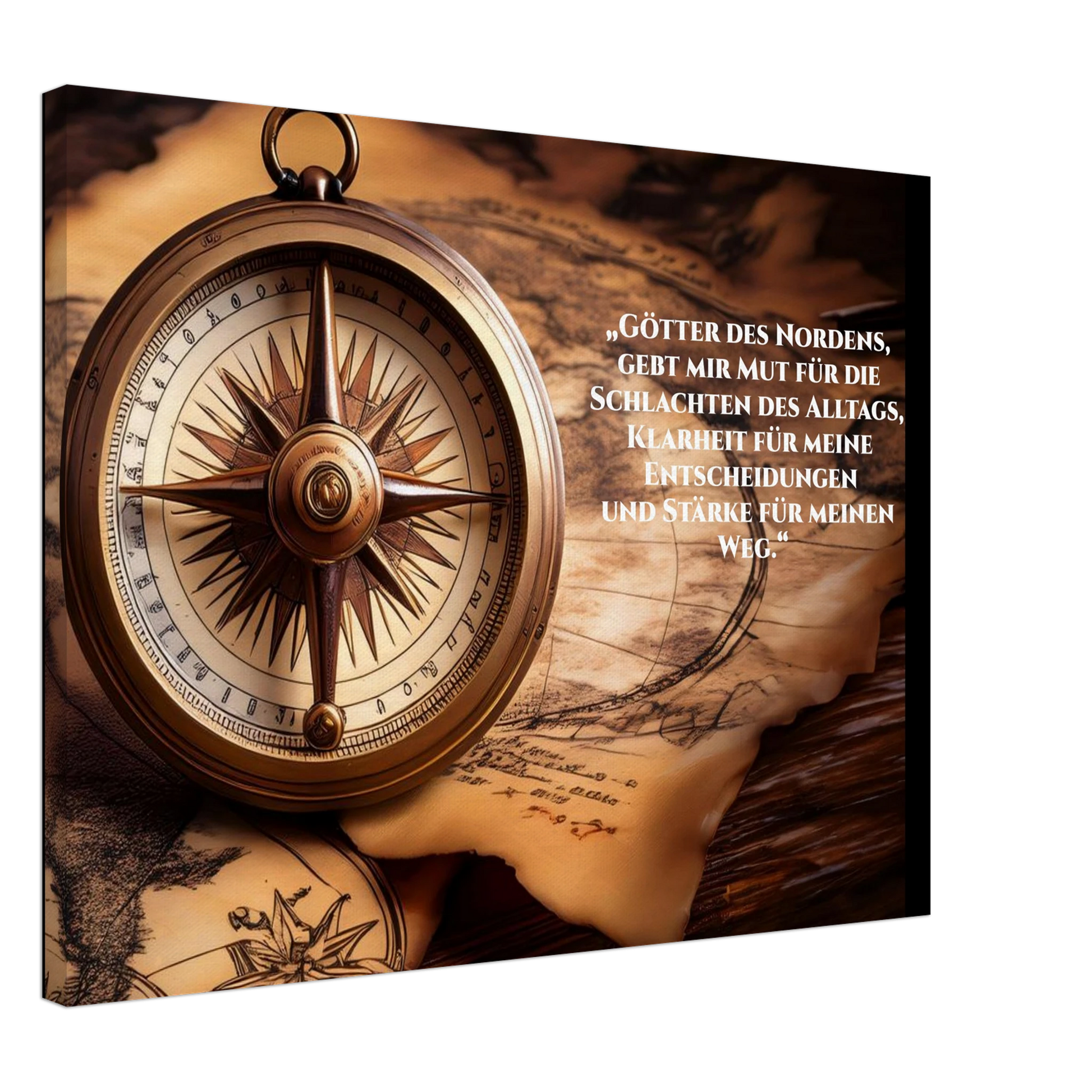 Dekoration mit Charakter. Nordische Kraftgebete auf Leinwand: für stilvolle Raumgestaltung. Schlicht, elegant und wirkungsvoll.