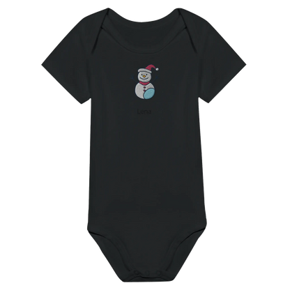 Liebevolle Erinnerung an Kindheitsmomente. Classic Baby Short Sleeve Bodysuit personalisiertes Geschenk zu Weihachten 🎅: voller Geborgenheit und Fantasie. Ein Highlight für das Kinderzimmer.