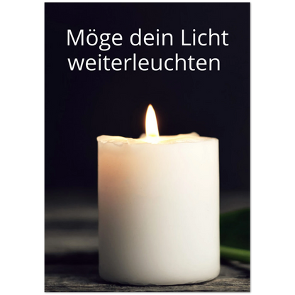Dekoration mit Charakter. Trauerspruch Bruder- Dankeskarte handgemacht als Kunstdruck: passt in jedes Ambiente. Eine besondere Bereicherung für jeden Raum.