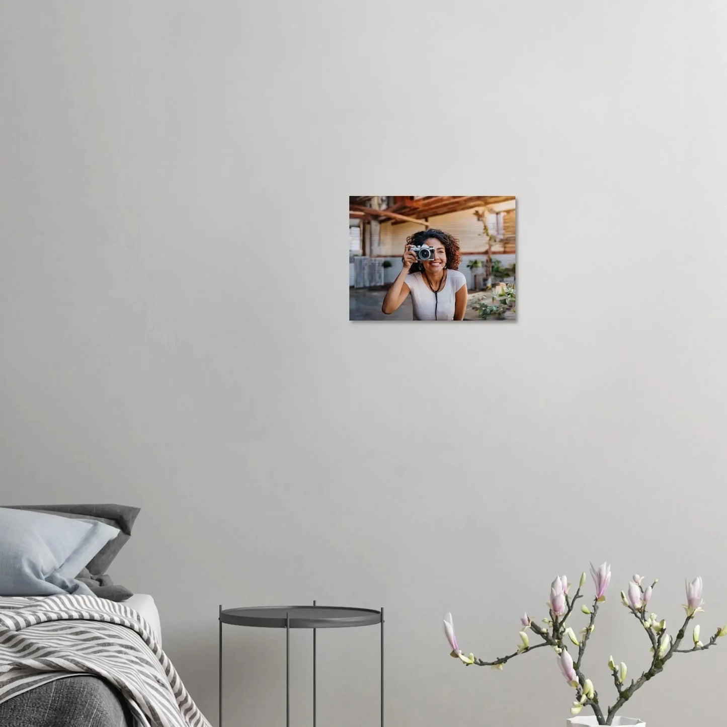 Dekoration mit Charakter. Drucke auf gebürstetem Aluminium erstellen - Dein Foto: zeitlos und harmonisch. Schlicht, elegant und wirkungsvoll.