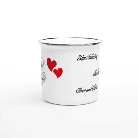 Stimmungsvolle Wandkunst für stilvolle Räume. Weiße Emaille-Tasse (12oz): für stilvolle Raumgestaltung. Eine besondere Bereicherung für jeden Raum.