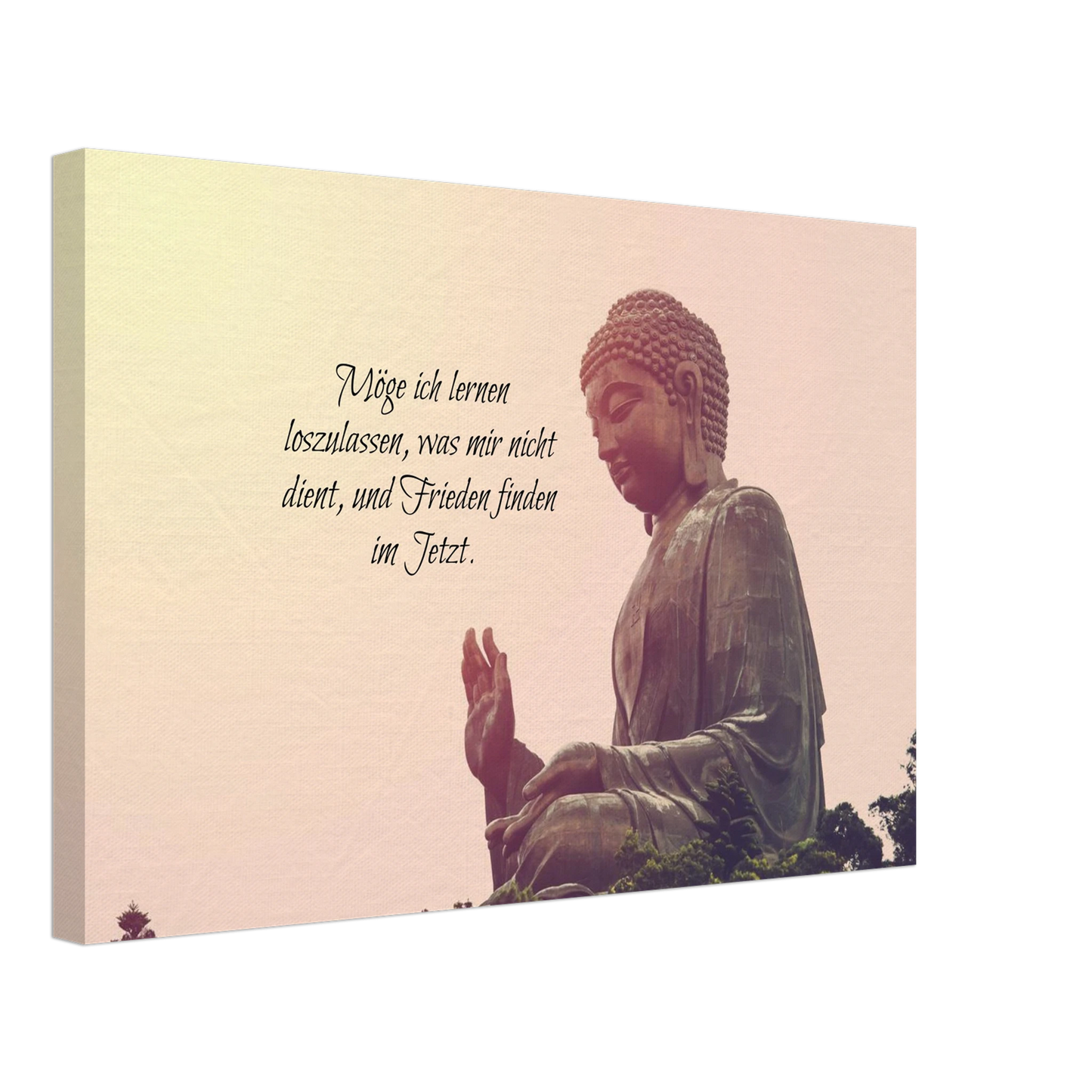 Dekoration mit Charakter. Tibetan Kraftgebete Canvas Print – Immersive Art Experience: für stilvolle Raumgestaltung. Eine besondere Bereicherung für jeden Raum.