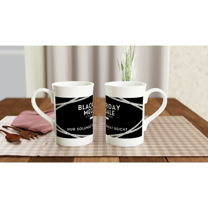 Dekoration mit Charakter. Hochwertige personalisierbare Porzellantasse für jeden Anlass 284 ml Black Friday Spezial 25 % auf Tassen und Flaschen: passt in jedes Ambiente. Eine besondere Bereicherung für jeden Raum.