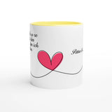 Dekoration mit Charakter. personalisierte Tasse: zeitlos und harmonisch. Schlicht, elegant und wirkungsvoll.