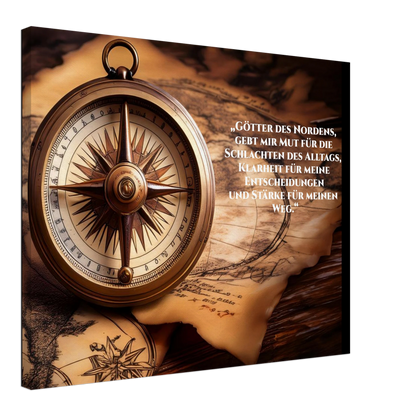 Dekoration mit Charakter. Nordische Kraftgebete auf Leinwand: zeitlos und harmonisch. Eine besondere Bereicherung für jeden Raum.