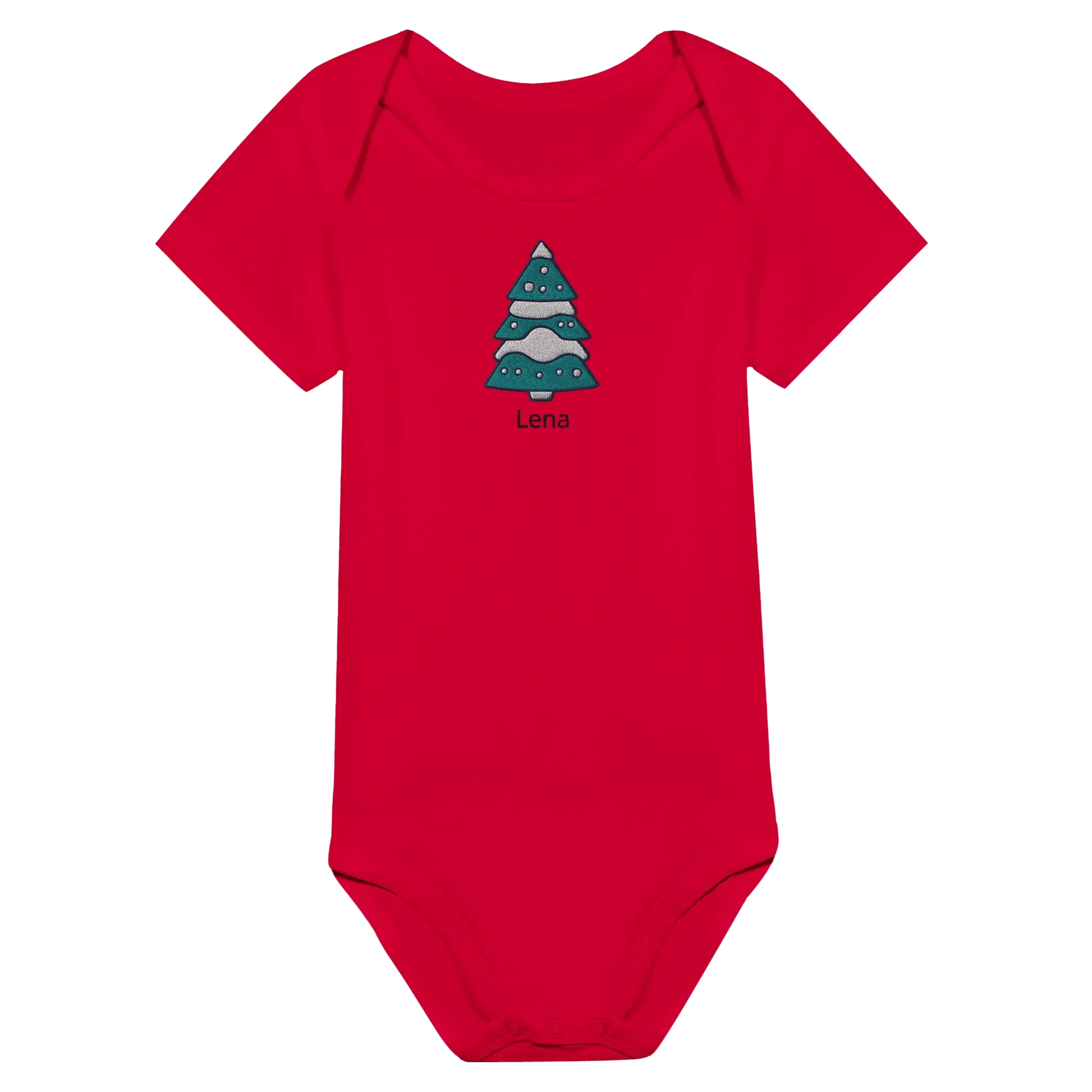 Liebevolle Erinnerung an Kindheitsmomente. Classic Baby Short Sleeve Bodysuit personalisiertes Geschenk zu Weihachten 🎅: freundlich und verspielt gestaltet. Zaubert ein Lächeln auf jedes Gesicht.