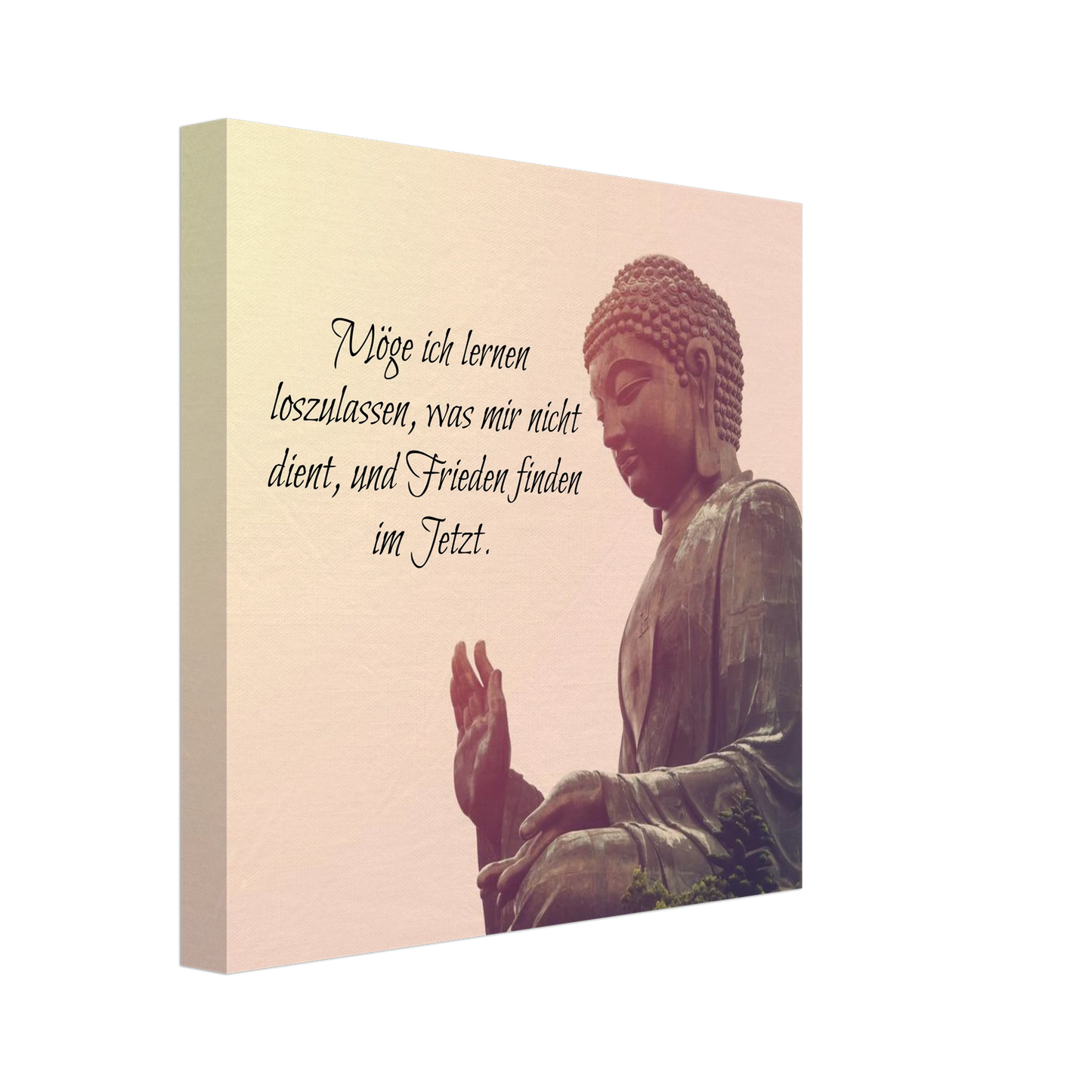 Stimmungsvolle Wandkunst für stilvolle Räume. Tibetan Kraftgebete Canvas Print – Immersive Art Experience: für stilvolle Raumgestaltung. Schlicht, elegant und wirkungsvoll.