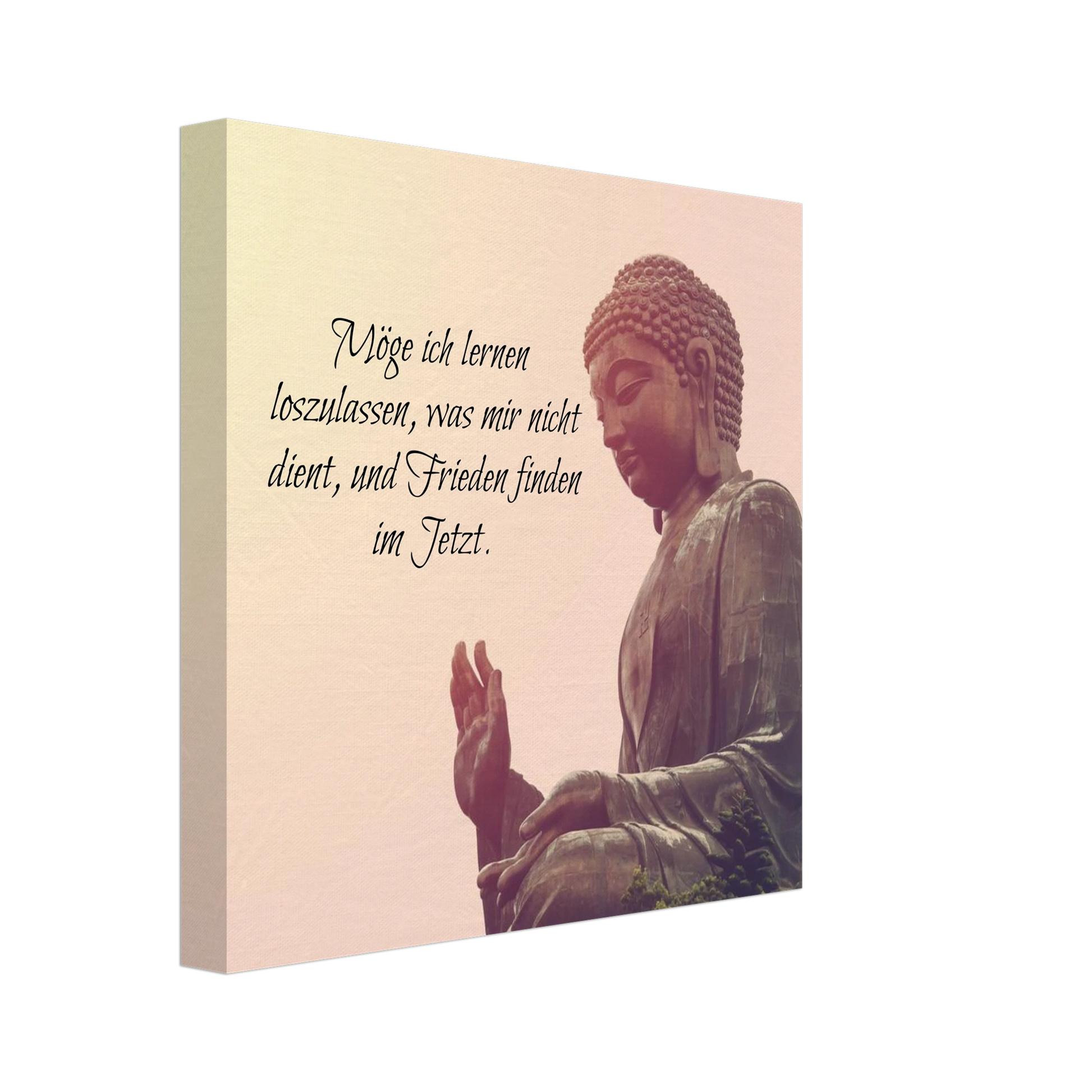 Stimmungsvolle Wandkunst für stilvolle Räume. Tibetan Kraftgebete Canvas Print – Immersive Art Experience: für stilvolle Raumgestaltung. Schlicht, elegant und wirkungsvoll.