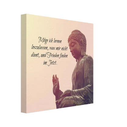 Stimmungsvolle Wandkunst für stilvolle Räume. Tibetan Kraftgebete Canvas Print – Immersive Art Experience: für stilvolle Raumgestaltung. Schlicht, elegant und wirkungsvoll.