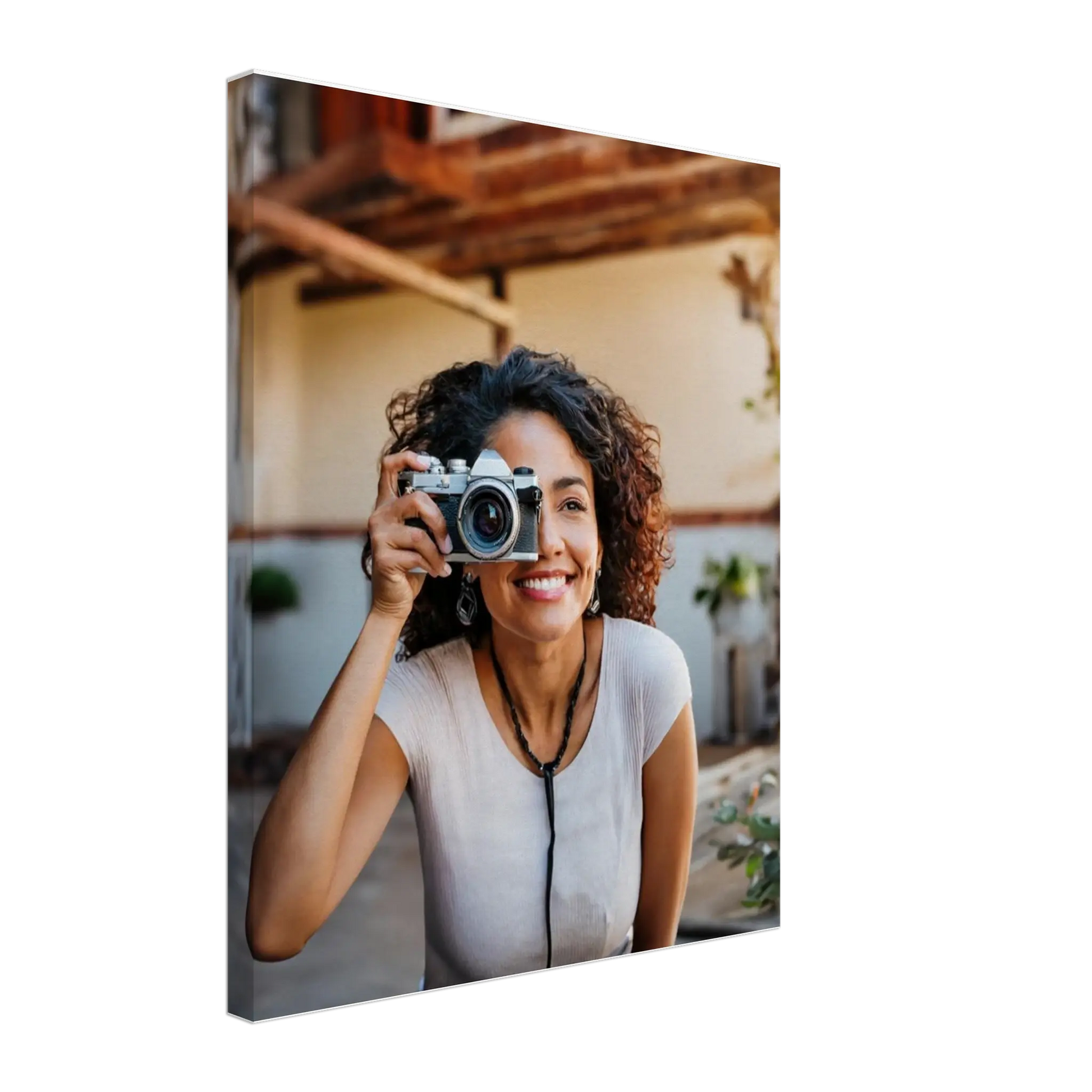 Individuelle Familienportraits auf Leinwand mit Foto 30 % auf Leinwände Black Friday - Zoey Kunstdrucke