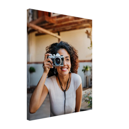Individuelle Familienportraits auf Leinwand mit Foto 30 % auf Leinwände Black Friday - Zoey Kunstdrucke