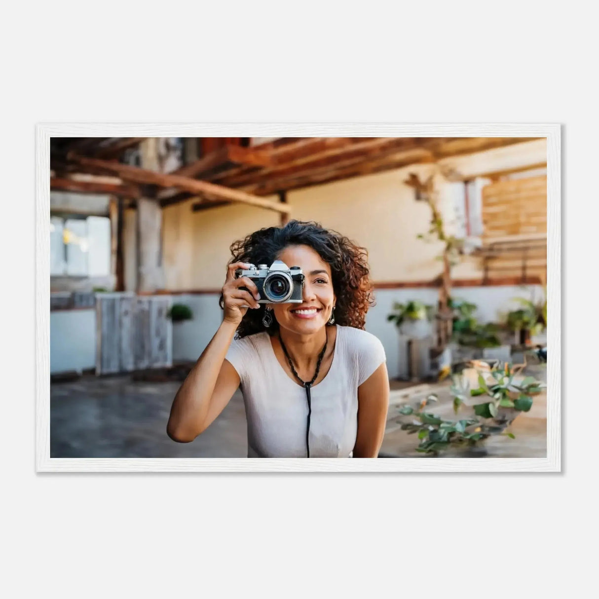 Stimmungsvolle Wandkunst für stilvolle Räume. Personalisierbares Holzrahmen- – Elegantes individuelles Foto Kunstwerk: zeitlos und harmonisch. Schlicht, elegant und wirkungsvoll.