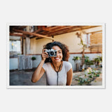 Stimmungsvolle Wandkunst für stilvolle Räume. Personalisierbares Holzrahmen- – Elegantes individuelles Foto Kunstwerk: zeitlos und harmonisch. Schlicht, elegant und wirkungsvoll.