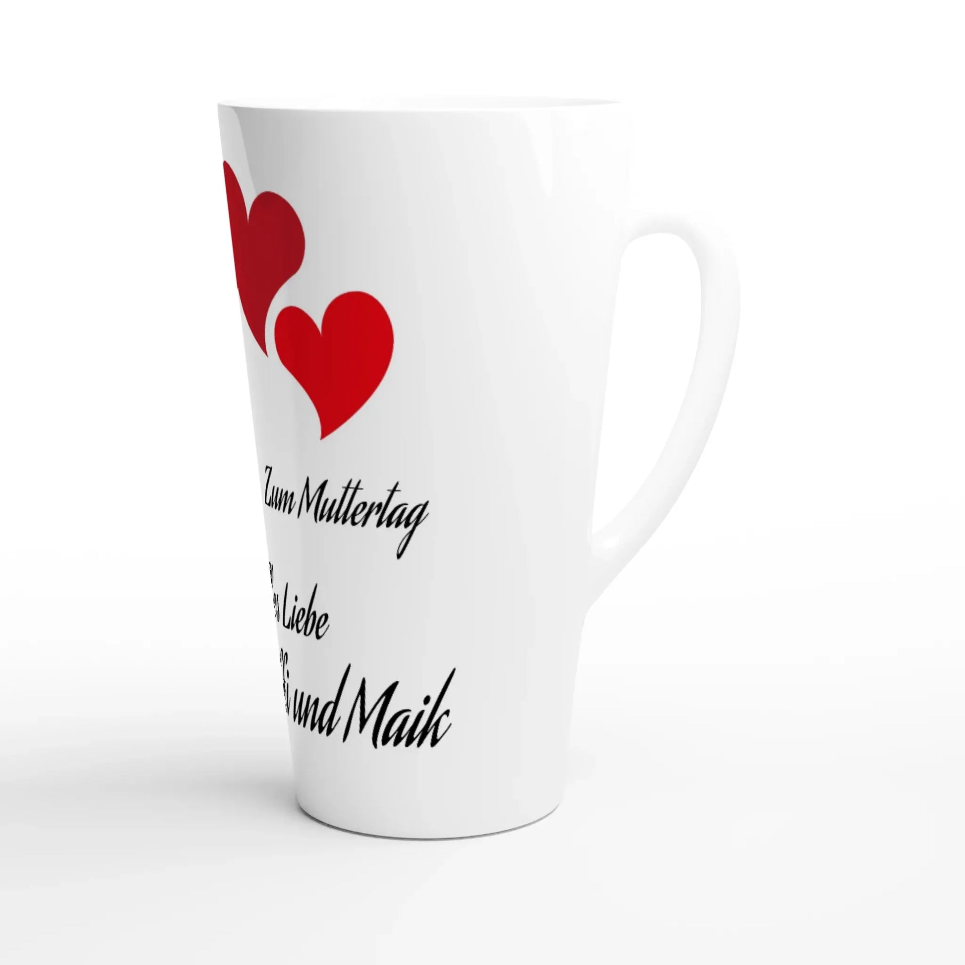 Weiße Latte-Tasse 17oz - Zoey Kunstdrucke