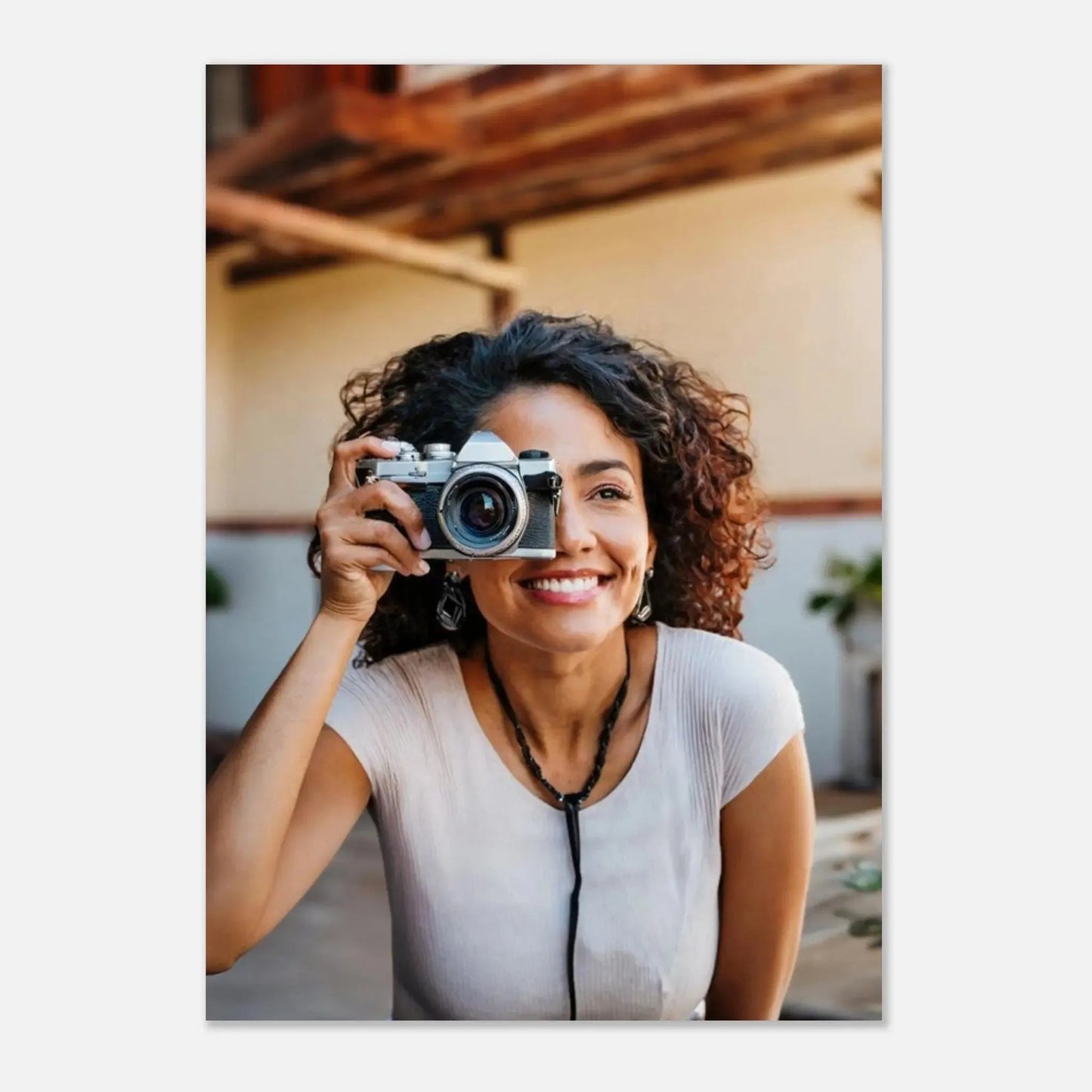 Ein Ausdruck moderner Ästhetik. Classic Semi-Glossy Paper  mit deinem Foto: für stilvolle Raumgestaltung. Eine besondere Bereicherung für jeden Raum.