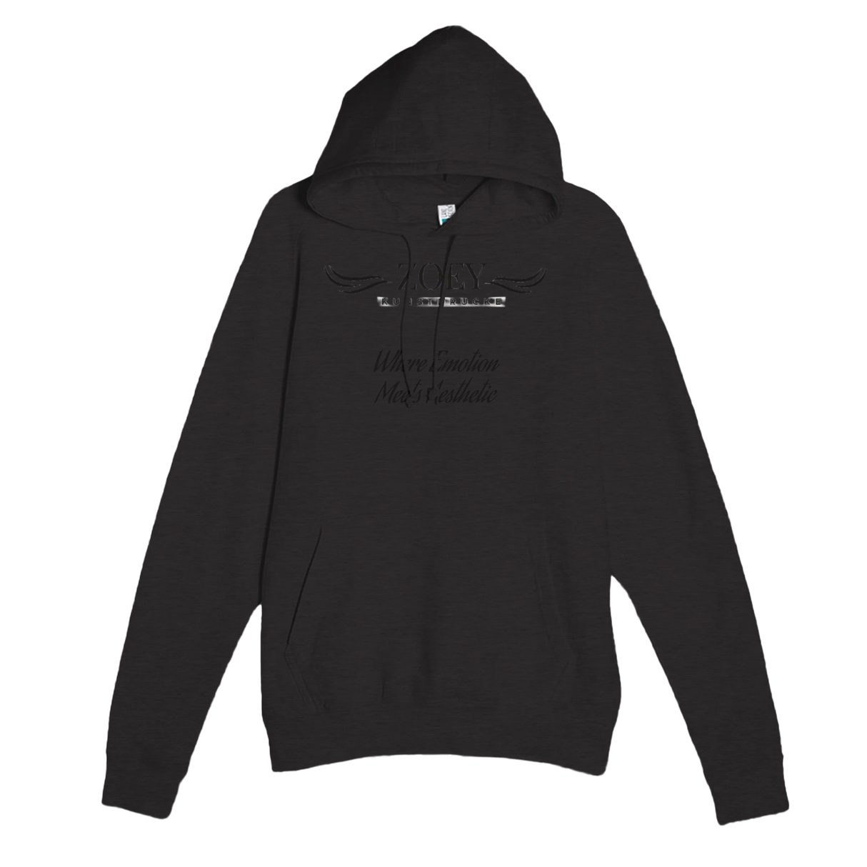 Stimmungsvolle Wandkunst für stilvolle Räume. Premium Unisex Personalisierbarer Mid-Weight Hoodie | Laneseven LS13001: zeitlos und harmonisch. Schlicht, elegant und wirkungsvoll.