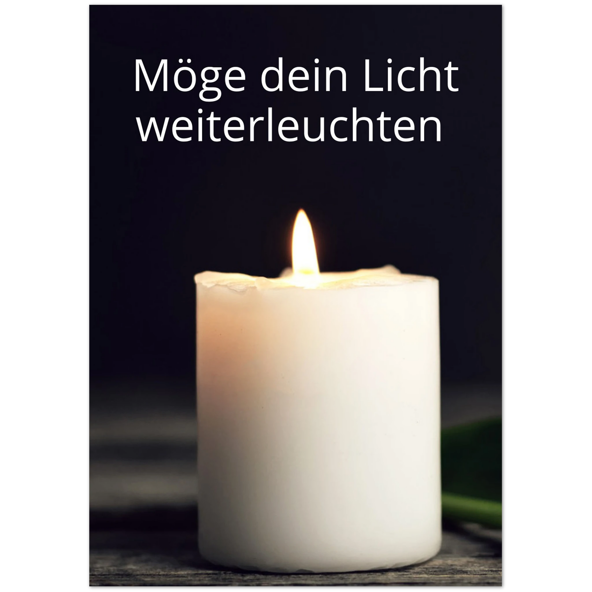 Stimmungsvolle Wandkunst für stilvolle Räume. Trauerspruch Bruder- Dankeskarte handgemacht als Kunstdruck: für stilvolle Raumgestaltung. Schlicht, elegant und wirkungsvoll.
