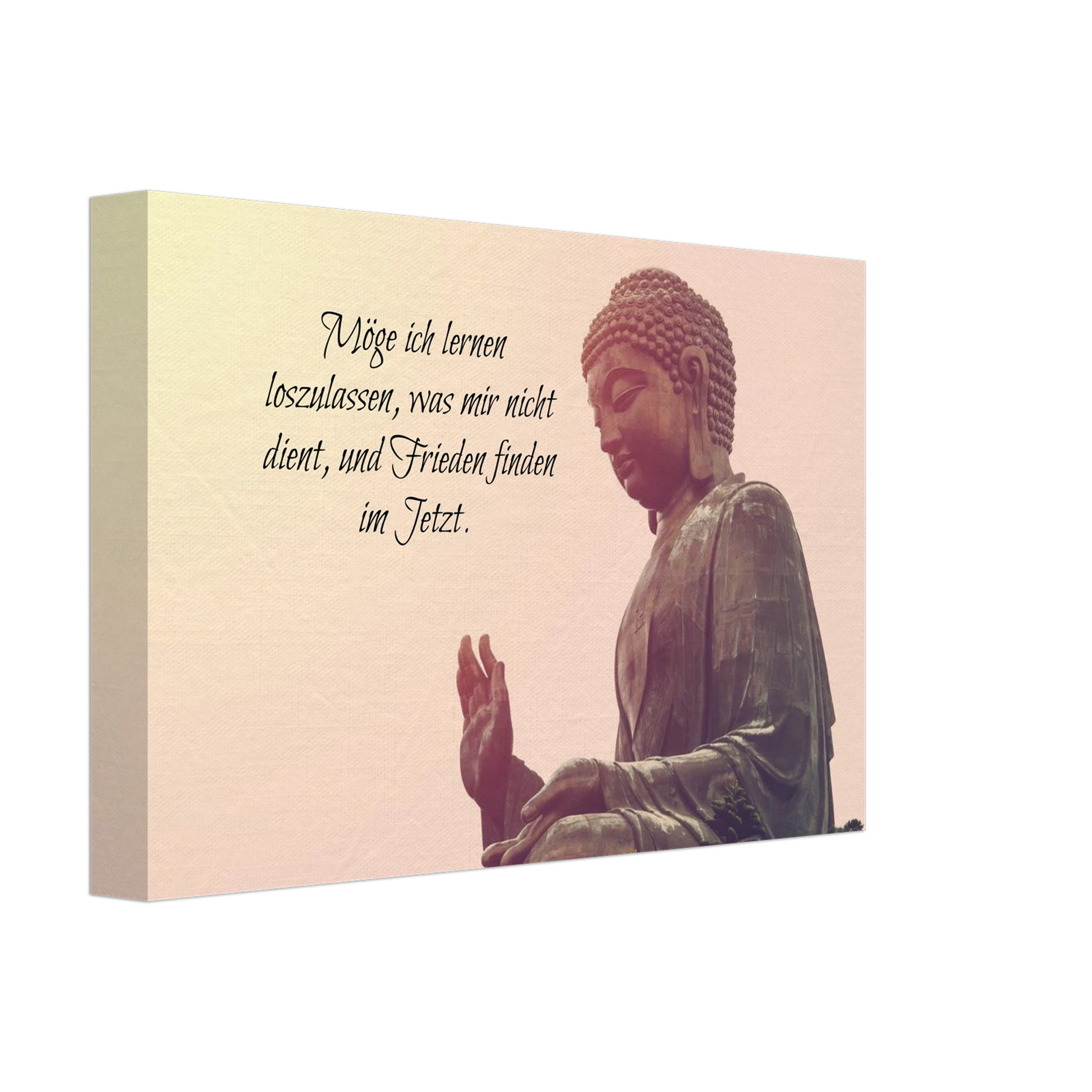 Stimmungsvolle Wandkunst für stilvolle Räume. Tibetan Kraftgebete Canvas Print – Immersive Art Experience: zeitlos und harmonisch. Eine besondere Bereicherung für jeden Raum.