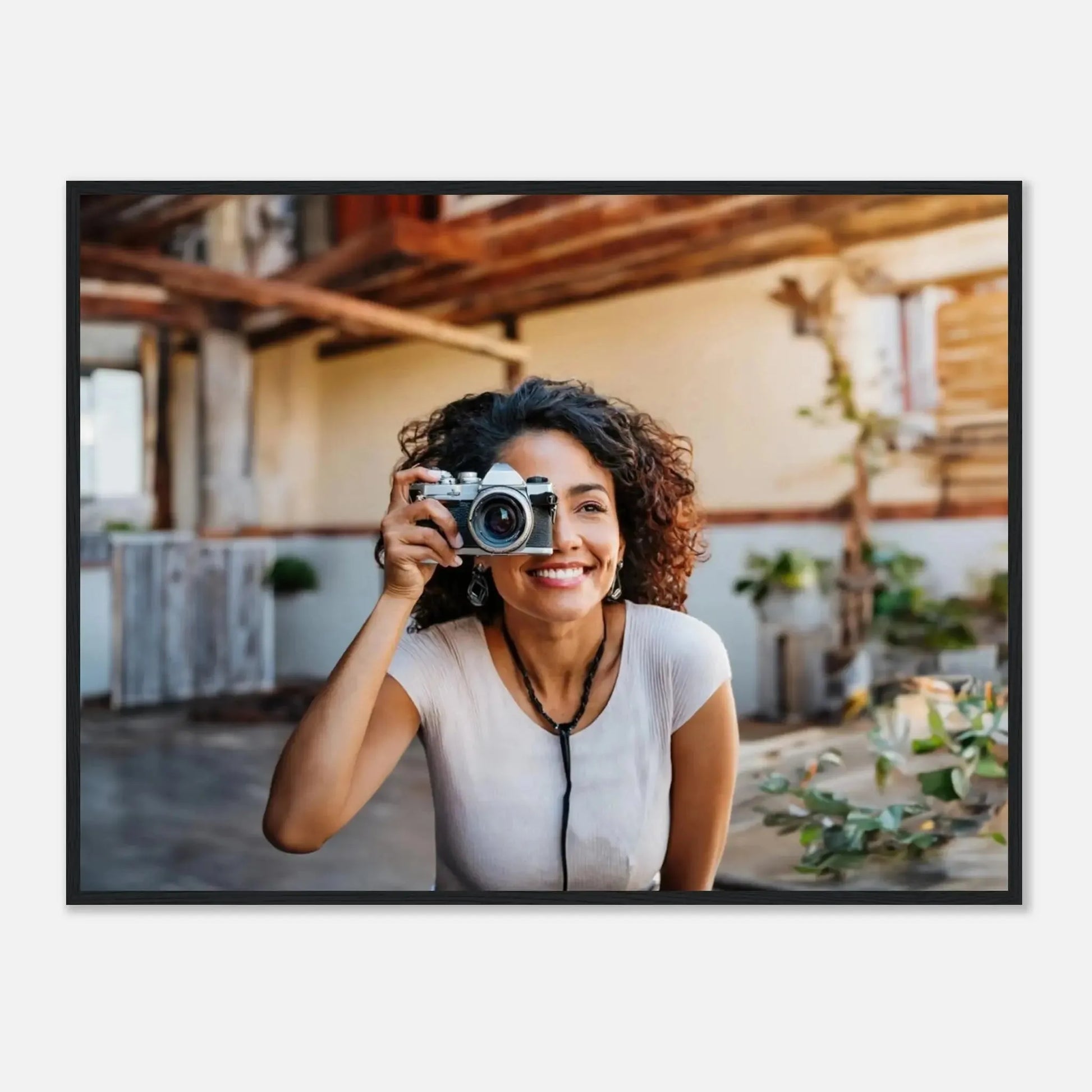 Dekoration mit Charakter. Personalisierbares Holzrahmen- – Elegantes individuelles Foto Kunstwerk: passt in jedes Ambiente. Schlicht, elegant und wirkungsvoll.