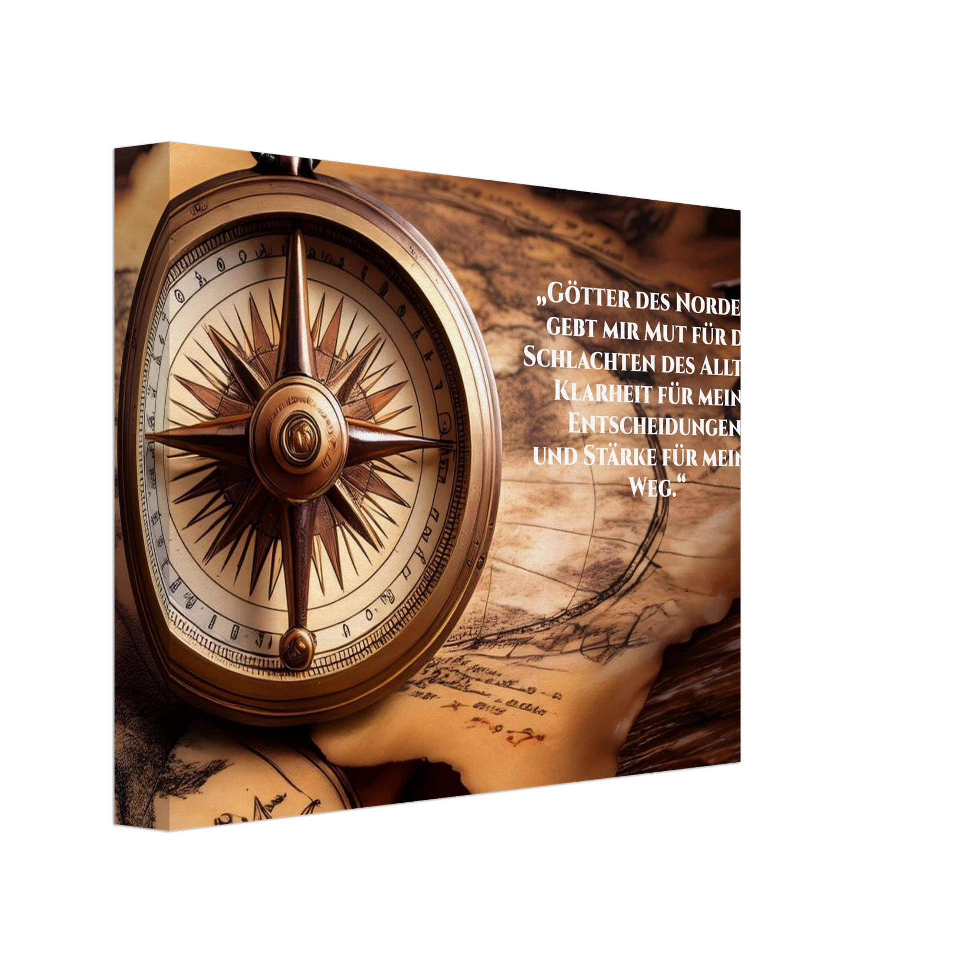 Dekoration mit Charakter. Nordische Kraftgebete auf Leinwand: für stilvolle Raumgestaltung. Schlicht, elegant und wirkungsvoll.