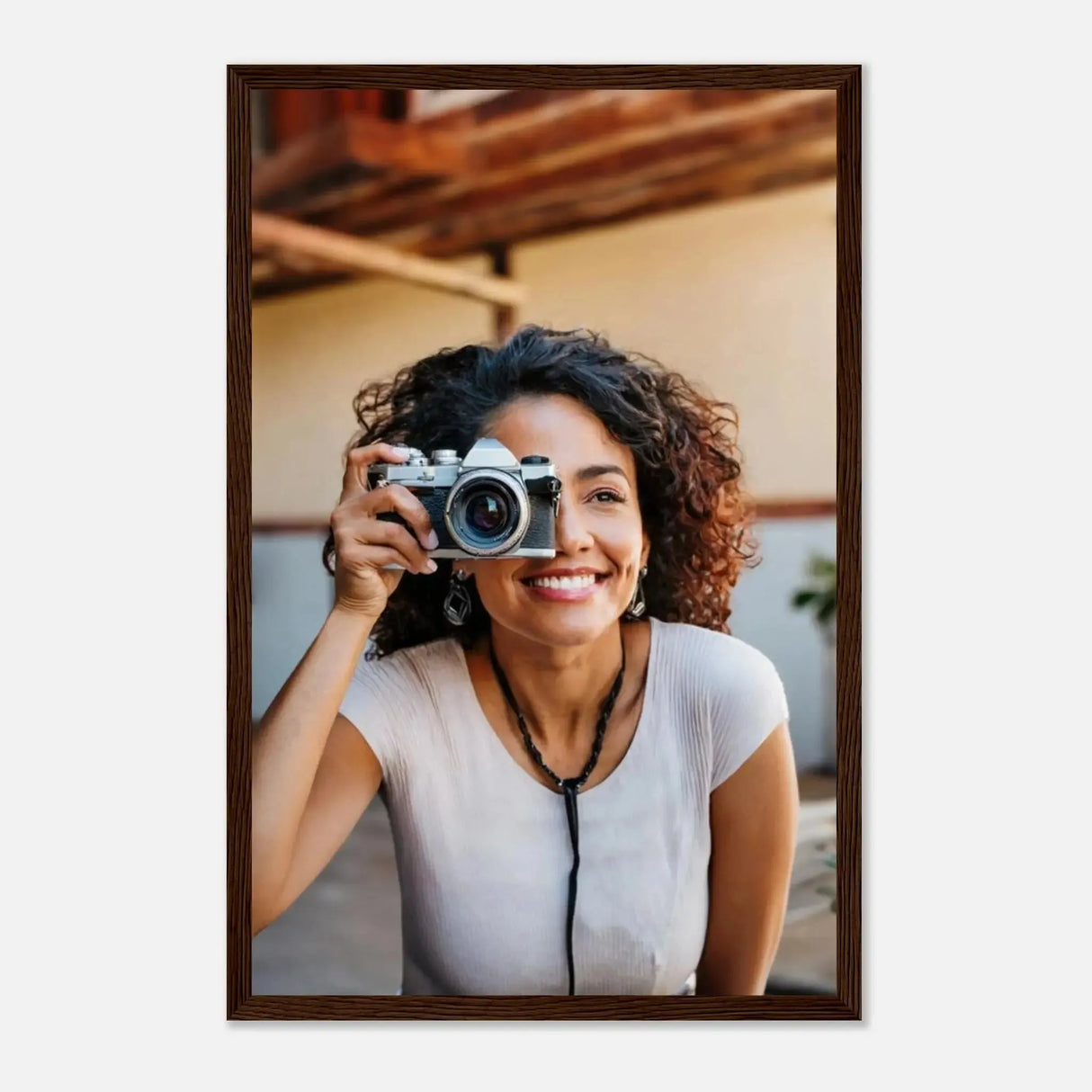 Stimmungsvolle Wandkunst für stilvolle Räume. Personalisierbares Holzrahmen- – Elegantes individuelles Foto Kunstwerk: zeitlos und harmonisch. Schlicht, elegant und wirkungsvoll.