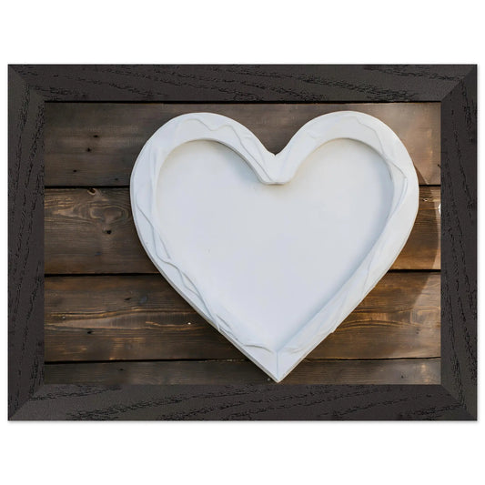 Premium Wooden Framed Poster With Premium Semi-Glossy Paper - Zoey Kunstdrucke