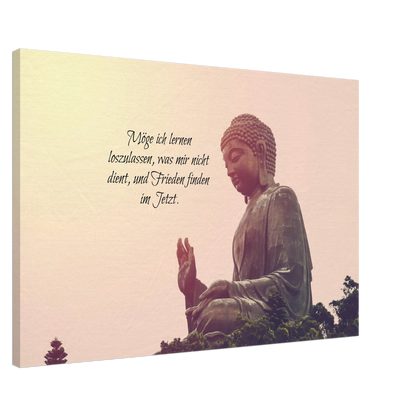 Dekoration mit Charakter. Tibetan Kraftgebete Canvas Print – Immersive Art Experience: für stilvolle Raumgestaltung. Schlicht, elegant und wirkungsvoll.