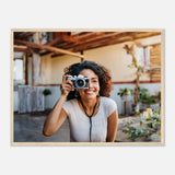 Stimmungsvolle Wandkunst für stilvolle Räume. Personalisierbares Holzrahmen- – Elegantes individuelles Foto Kunstwerk: zeitlos und harmonisch. Schlicht, elegant und wirkungsvoll.