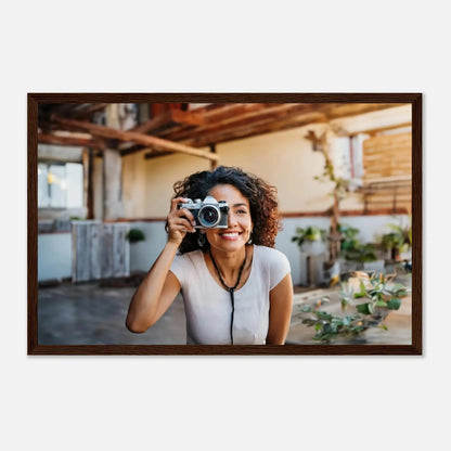Ein Ausdruck moderner Ästhetik. Personalisierbares Holzrahmen- – Elegantes individuelles Foto Kunstwerk: passt in jedes Ambiente. Schlicht, elegant und wirkungsvoll.