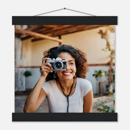 Ein Ausdruck moderner Ästhetik. Personalized  with Hanger – Custom Photo on Masters Edition Paper: zeitlos und harmonisch. Schlicht, elegant und wirkungsvoll.