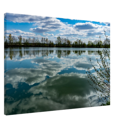 Dekoration mit Charakter. Kunstdruck trifft Leinwand - Horizont meets Water  70x100 cm / 28x40″: passt in jedes Ambiente. Eine besondere Bereicherung für jeden Raum.