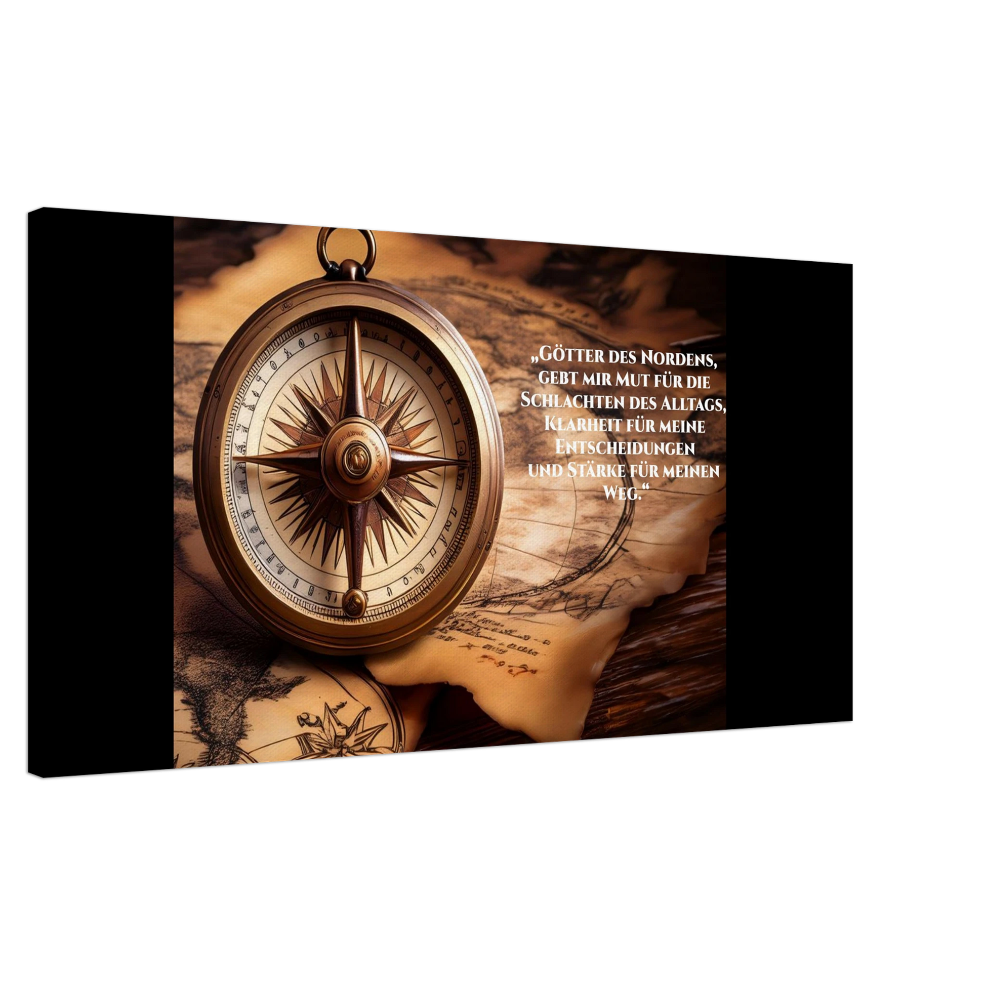Dekoration mit Charakter. Nordische Kraftgebete auf Leinwand: für stilvolle Raumgestaltung. Eine besondere Bereicherung für jeden Raum.