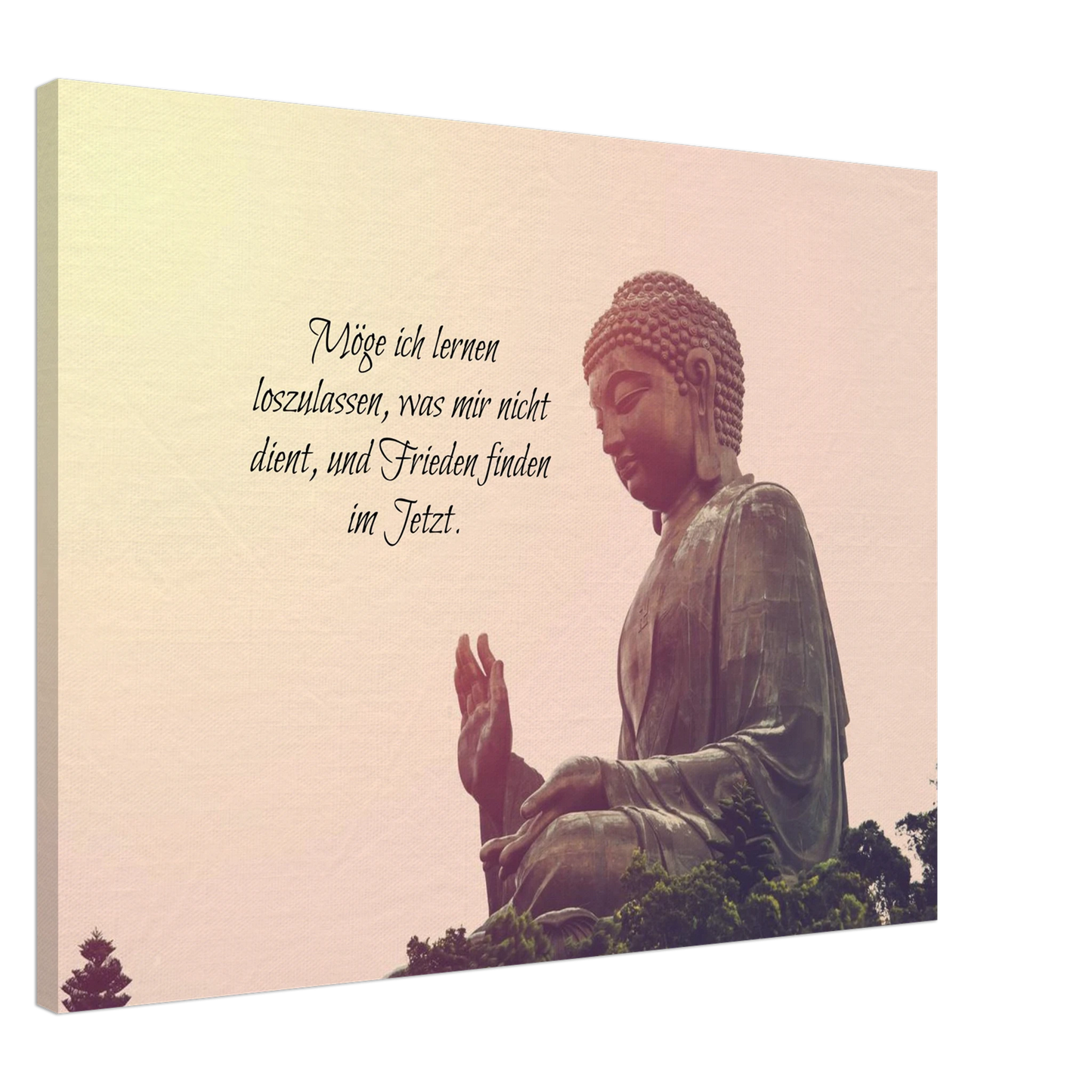 Dekoration mit Charakter. Tibetan Kraftgebete Canvas Print – Immersive Art Experience: zeitlos und harmonisch. Eine besondere Bereicherung für jeden Raum.