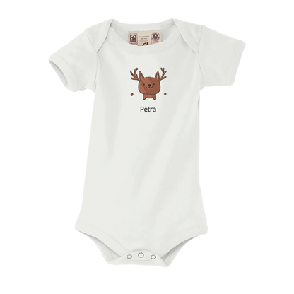 Liebevolle Erinnerung an Kindheitsmomente. BioCot Baby-Strampler – 100 % Bio-Baumwolle Baby-Body mit kurzen Ärmeln: voller Geborgenheit und Fantasie. Zaubert ein Lächeln auf jedes Gesicht.