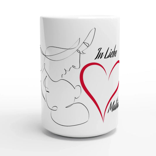 Personalisierte Keramiktasse (450 ml) – Perfektes Geschenk zum Muttertag💕 - Zoey Kunstdrucke