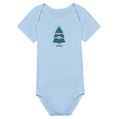 Liebevolle Erinnerung an Kindheitsmomente. Classic Baby Short Sleeve Bodysuit personalisiertes Geschenk zu Weihachten 🎅: voller Geborgenheit und Fantasie. Zaubert ein Lächeln auf jedes Gesicht.