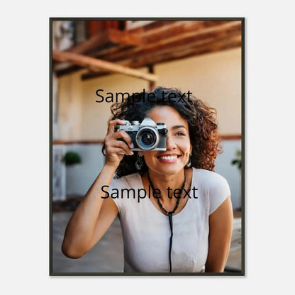 Dekoration mit Charakter. Classic Semi-Glossy Paper Metal Framed  dein Foto: zeitlos und harmonisch. Schlicht, elegant und wirkungsvoll.