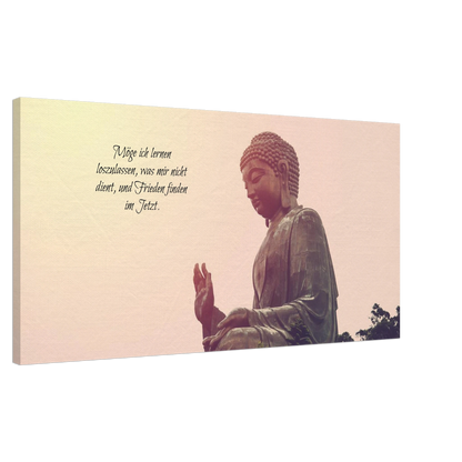 Stimmungsvolle Wandkunst für stilvolle Räume. Tibetan Kraftgebete Canvas Print – Immersive Art Experience: zeitlos und harmonisch. Eine besondere Bereicherung für jeden Raum.