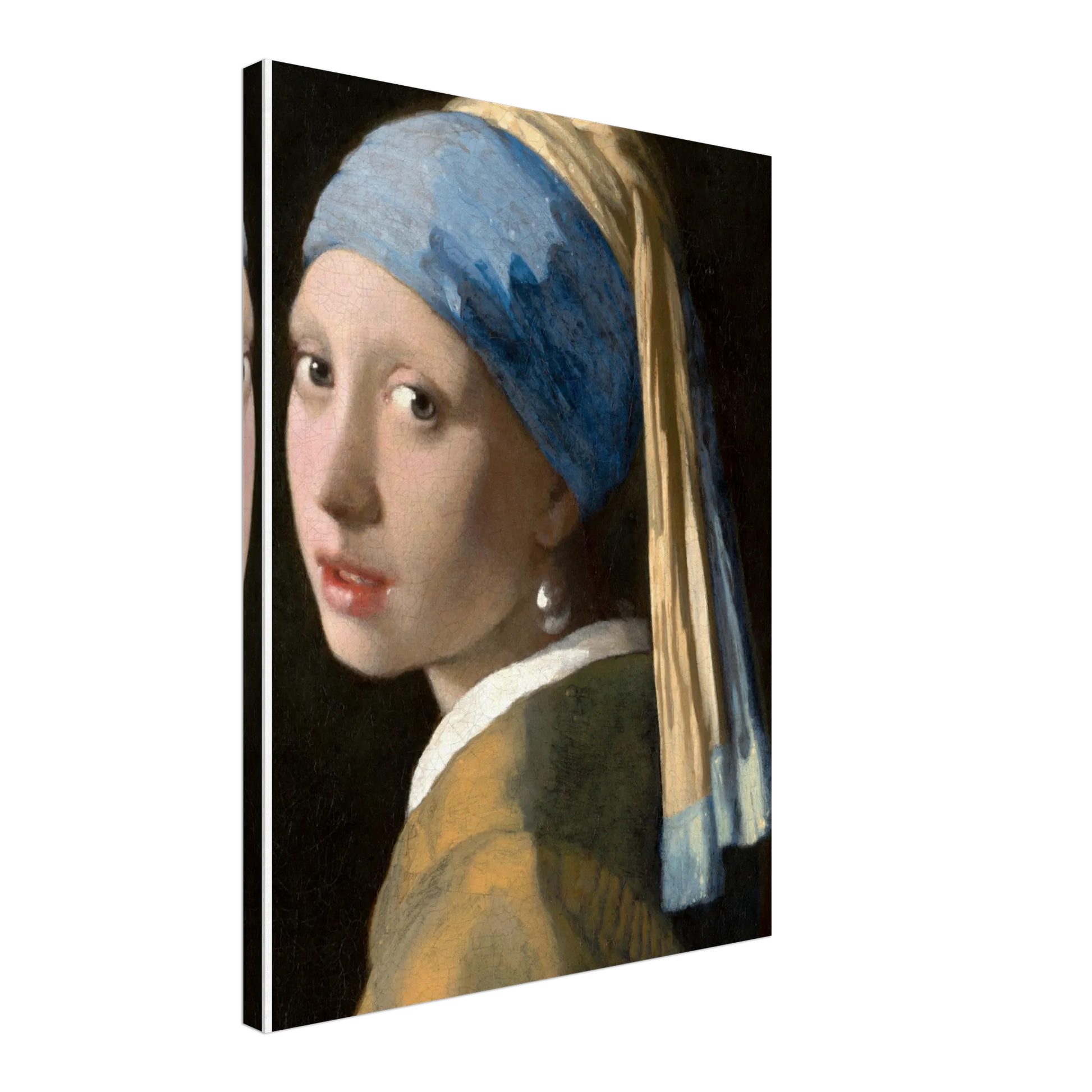 Stimmungsvolle Wandkunst für stilvolle Räume. Vermeer - Das Mädchen mit dem Perlenohrgehänge – Kunstvolle Wanddekoration: passt in jedes Ambiente. Schlicht, elegant und wirkungsvoll.